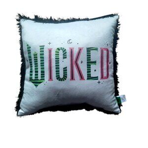 Wicked Movie Pillow by Nemcor 18" x 18" Super Soft New with Tags